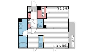 広畑駅 徒歩9分 3階の物件間取画像